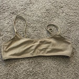 Gold Bikini Top